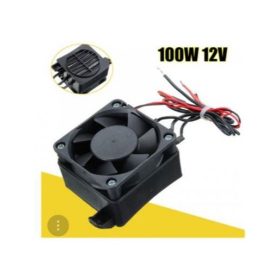 12V fan with 100W heater