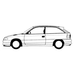 Opel Astra F 3 ajtós - Évjárat: 1991 - 1998