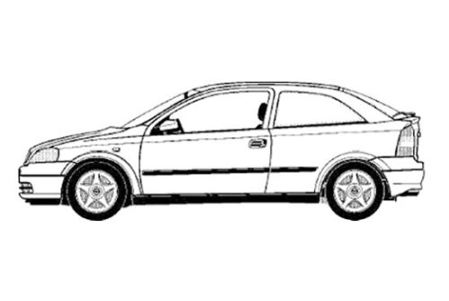 Opel Astra G 3 ajtós - Évjárat: 1991-1998