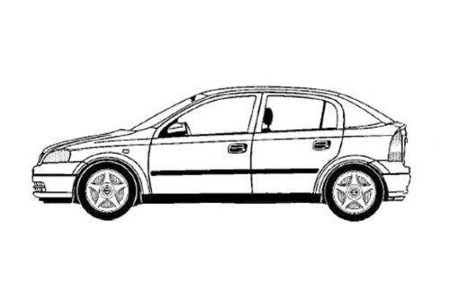 Opel Astra G 5ajtós - Évjárat: 1998-2004