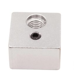 Aluminum heat block 20x20x10 MK10