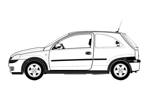 Opel Corsa C 3 ajtós - Évjárat: 200-2006