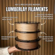 Azure Lumberlay PLA - bambusz (40% fatartalom) - 75dkg