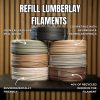 Azure Lumberlay PLA - refill black Ebony  (ébenfa)