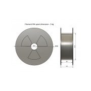 FilamentPM PLA - silver 2,0 kg
