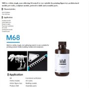 Resione: M68 - white, tough, non-yellowing resin