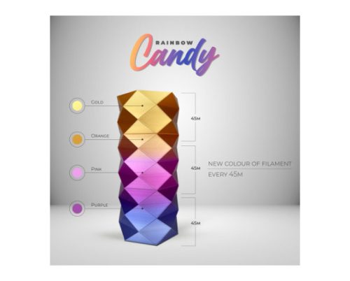 Azure PLA - Silk Rainbow Candy